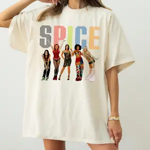 Comfort Colors Spice Girls Tshirt, Spice Tour Gift, Vintage 90s T shirt, Spice Girls Tee, Music Shirt for Her, Gift for Fan