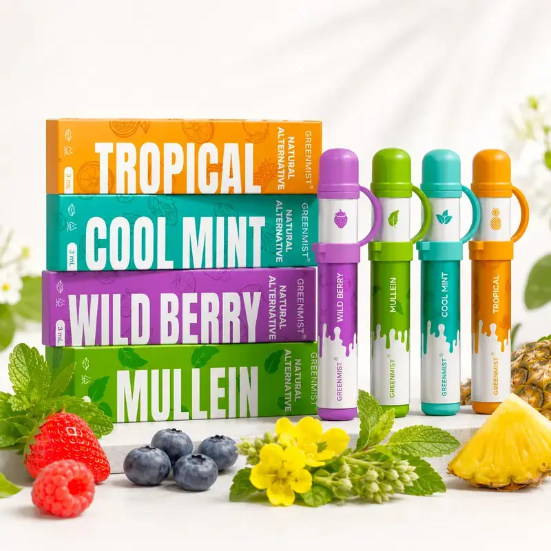 Cooling Mint Aromatherapy Nasal Stick | 100% Pure Essential Oils for Easy Breathing & Refreshing