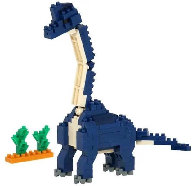 Nanoblock - Dinosaurs - Collection Series - Brachiosaurus Building Kit  [COLLECTIBLES] figurine/statue, Brick, Collectible