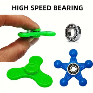 30 Colorful Fidget Spinners, Durable Smooth Spinner | Spinning Tops, Vibrant Colors (Green, Red, Yellow, Orange, Purple, Pink) - Ideal for Birthday Parties, Classroom Rewards, Halloween and Christmas Gifts for Kids