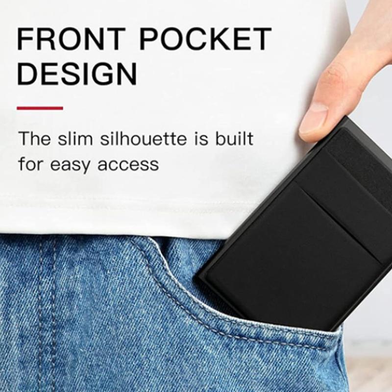 Men's Minimalist Casual Simple Slim Cardholder, Business - style Card Wallet for Men, Portable Solid Multi - card Carrier for Office & Everyday Use