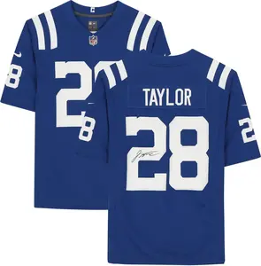 Jonathan Taylor Indianapolis Colts Autographed Blue Home Nike Limited Jersey - Fanatics Authentic Certified