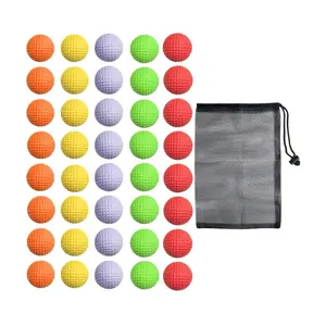 40 Pack Foam Golf Practice Balls - Realistic Feel and Limited Flight Training Balls for Indoor or Outdoor