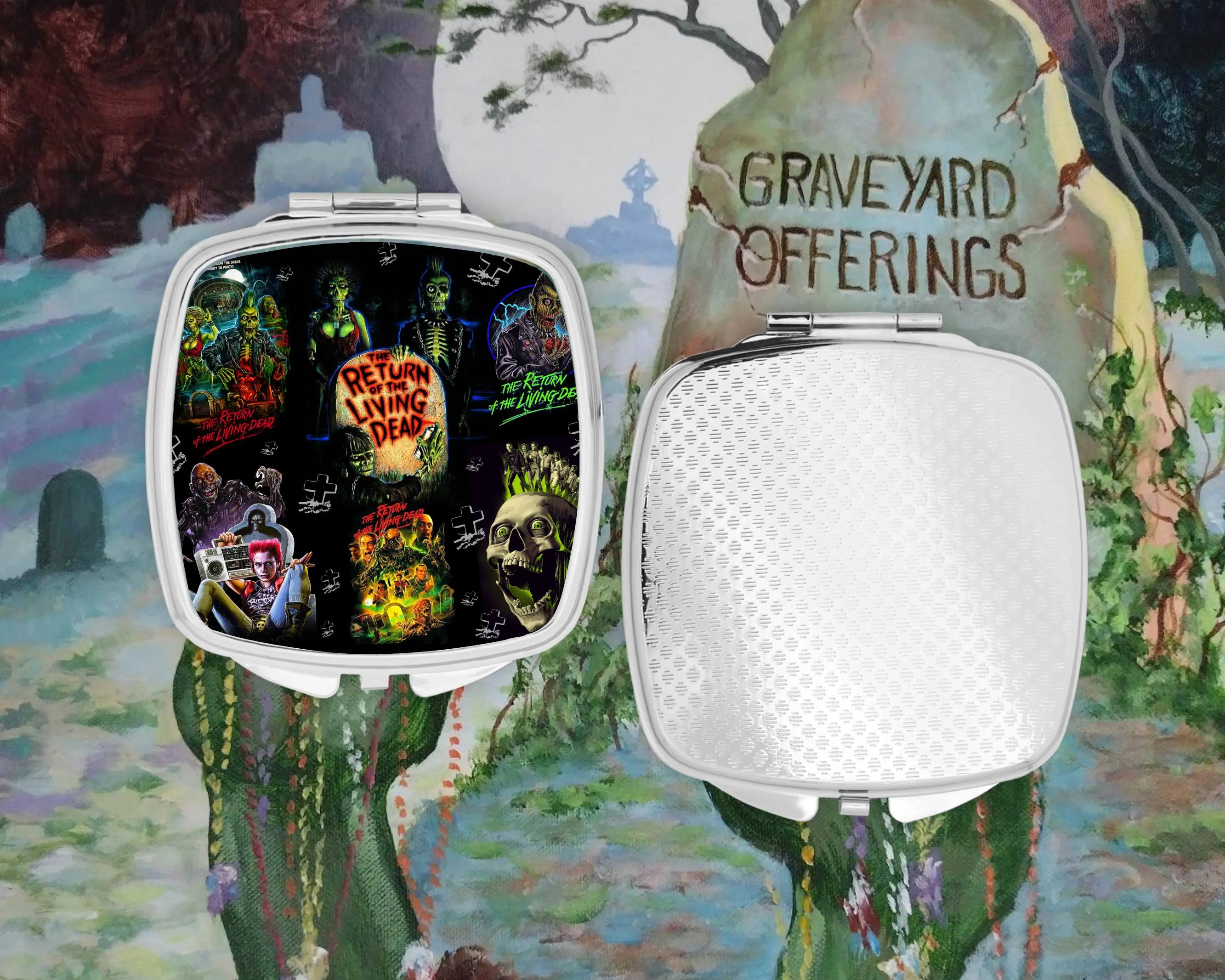 Horror Square Compact Mirror (Choose your Character)