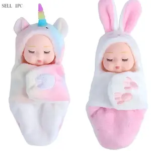 1pc Sleep Baby Animal Themed Cute Sleeping Baby Dolls SleepBaby Plush Dolls Perfect Kids Gift Party Favors for Children