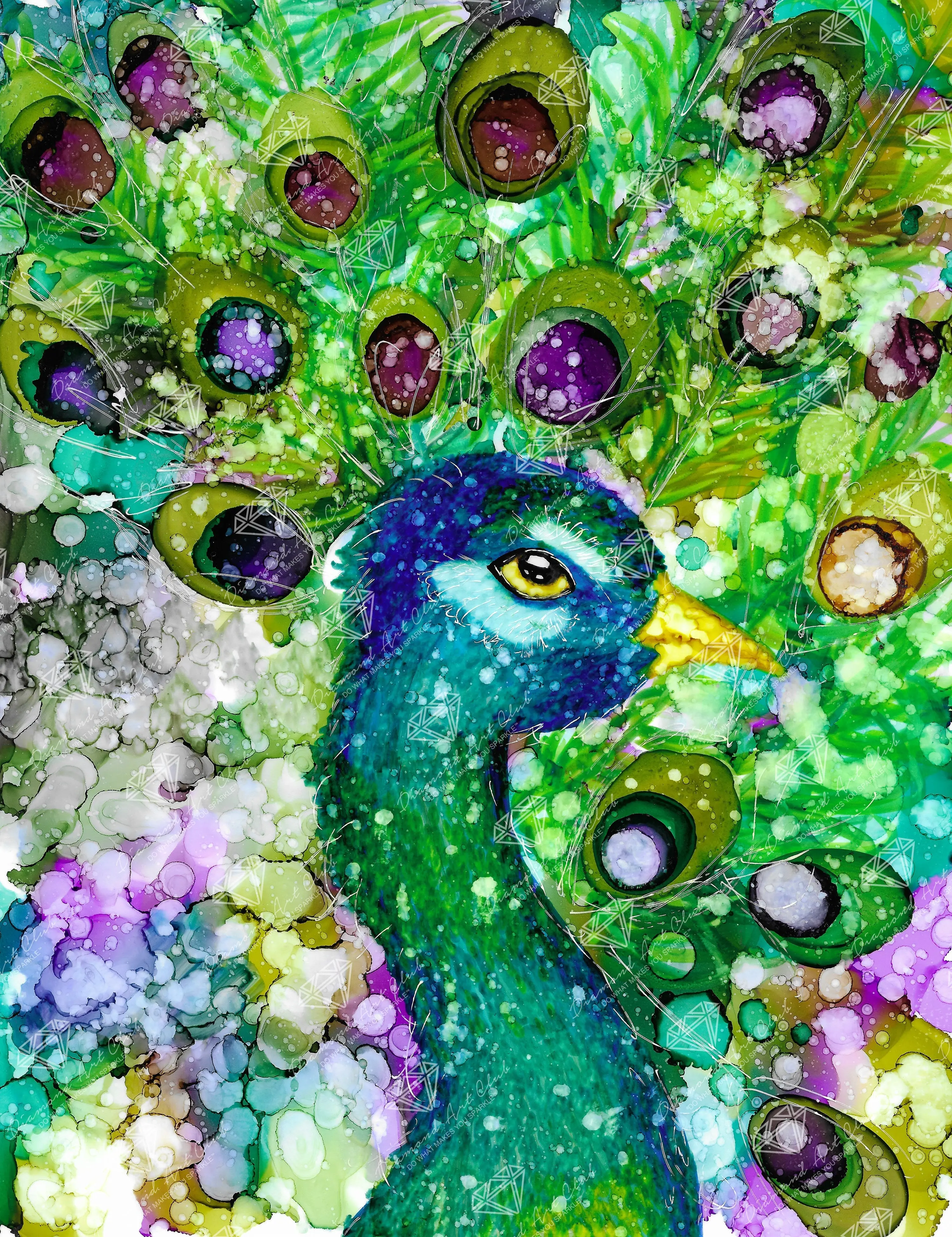 Diamond Art Club® Mr. Peacock Diamond Painting Kit