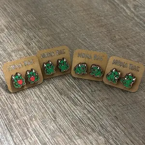 Hodag Earrings – Cryptid Cutie Series