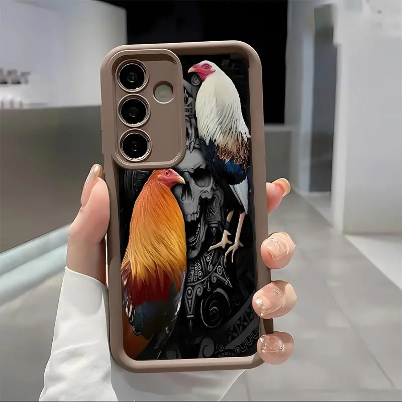 Turkey Soft&Flexible TPU Silicone Phone Case For Galaxy S26 Ultra S25 Edge S24 FE S23 S22 S21 Plus A13 A14 A15 A16 A17 A33 A34 A35 A36 A52 A53 A54 NOTE20 Durable|Shockproof|Full Camera Protection|Anti-Fingerprint