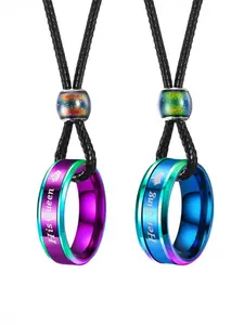 Couple Matching Pendant Necklace, Perfect Gift for Him Her, Valentine's Day Christmas Anniversary Holiday Jewelry