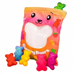 Gummy Bear Pillow by Durable Materials - Featuring Mini Pillows for Extra Comfort and Support