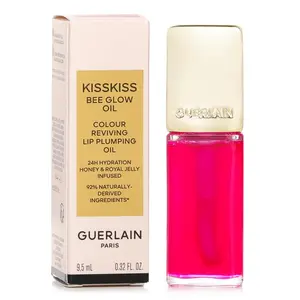 Guerlain KissKiss Bee Glow Oil Colour Reviving Lip Plumping Oil - # 458 Rose Pop Glow