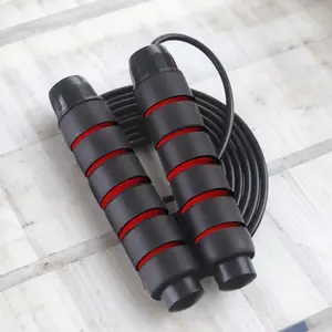 Ball Bearing High-Speed Jump Rope with 6-Inch Memory Foam Handles, Smooth Rotation, Adjustable Length, Lightweight Durable Design for Intense Cardio, Fitness & Calorie Burn – Unisex Professional Workout Gear, Workout Equipment, Adjustable Ropes