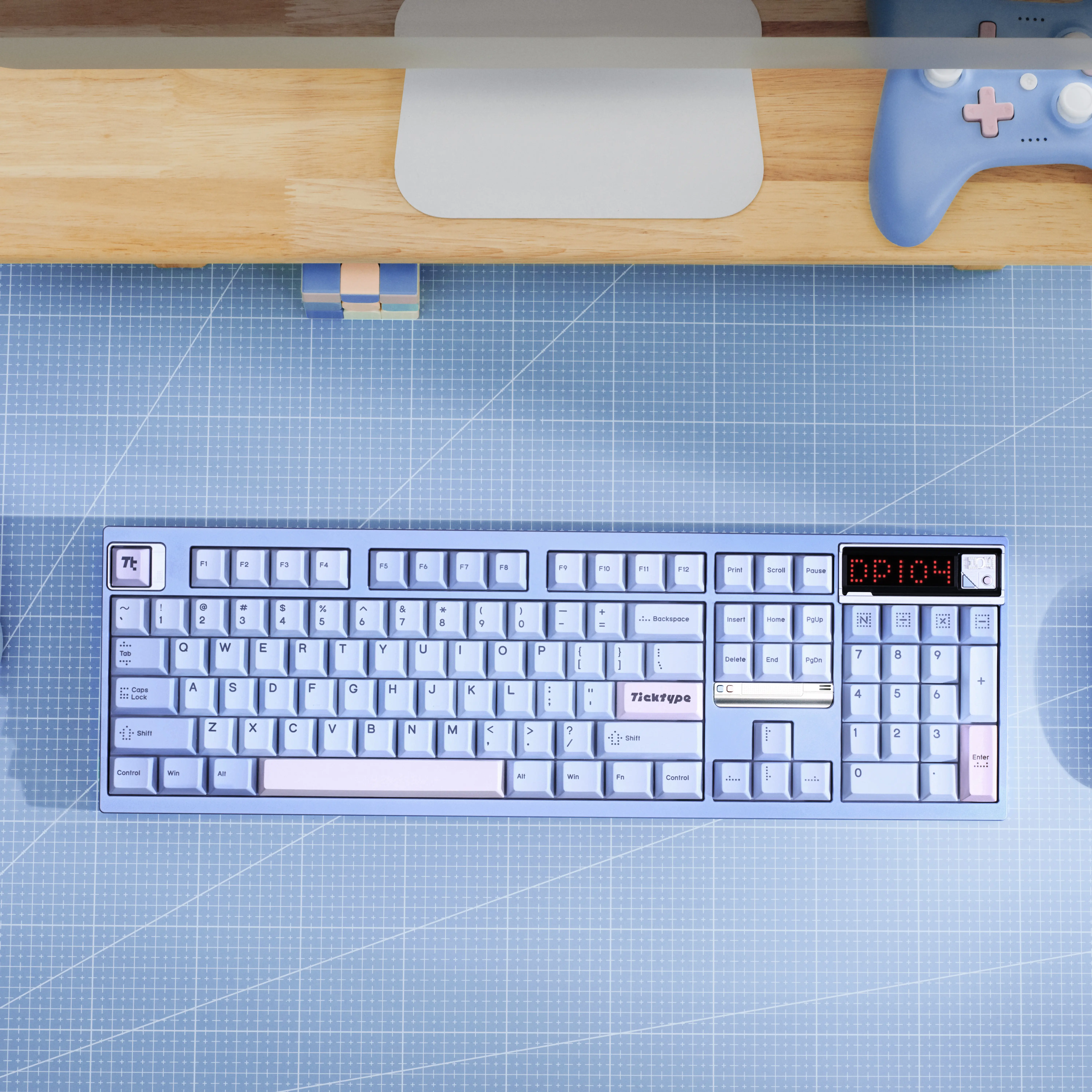 DP 104 Wireless Tri-mode Switch Mechanical Keyboard