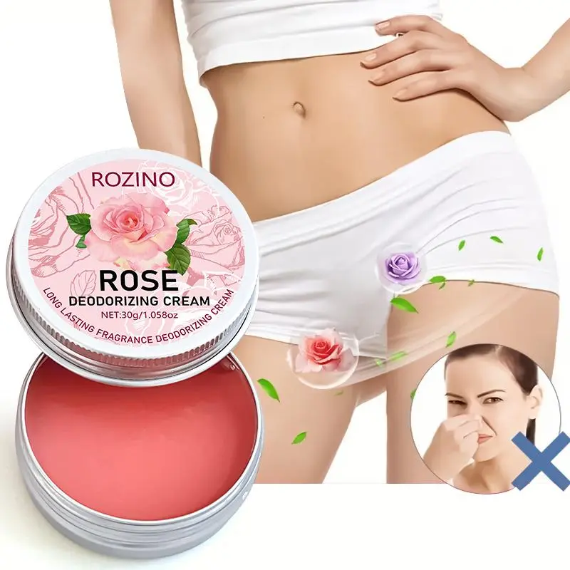Rose Fragrance Deodorizing Cream, Cream Deodorant, Long Lasting Deodorants, Odor Control, Long Lasting Fragrance Cream, Body Care Product for Women & Men, Underarm Product, Daily Skincare Product, Deodorant Personal Care, Cosmetic