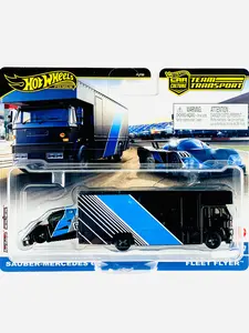 Hot Wheels 2024 Team Transport Case B Sauber-Mercedes C9 Fleet Flyer #67