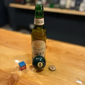 Number 6 Pool Ball Bottle Opener