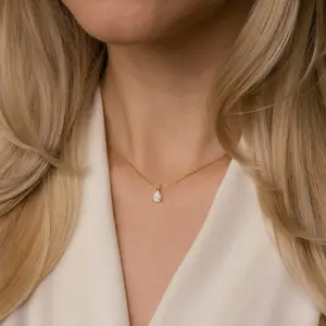 Tabitha Opal Drop Necklace