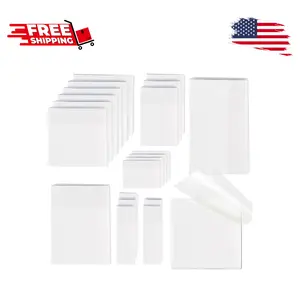 [1000 PCS] Transparent Sticky Notes, 6 Sizes Clear Sticky Notes Pads