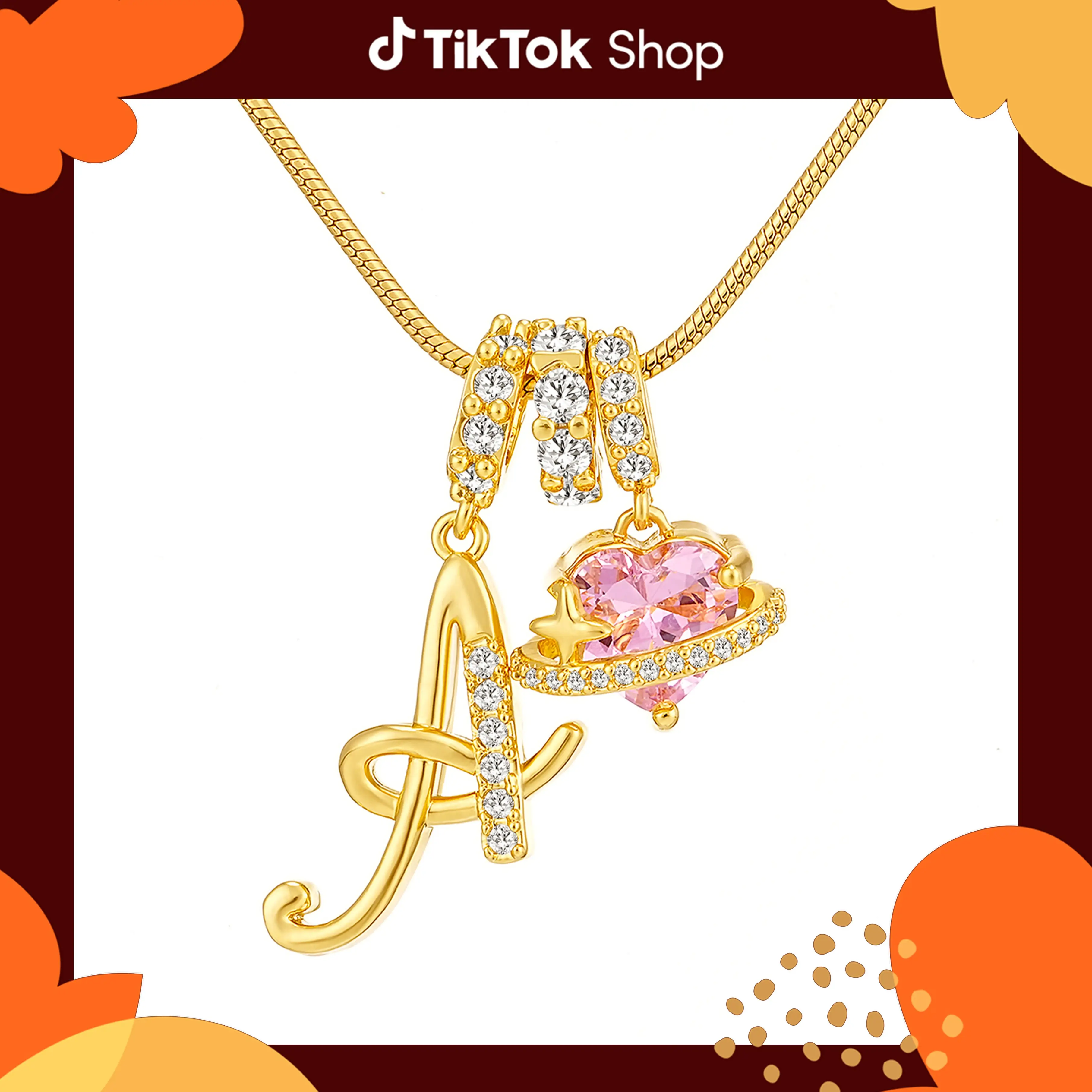 GANIA Art Design Letter Necklace Fashion latest custom personalized name necklace exquisite gift accessories for women, girls