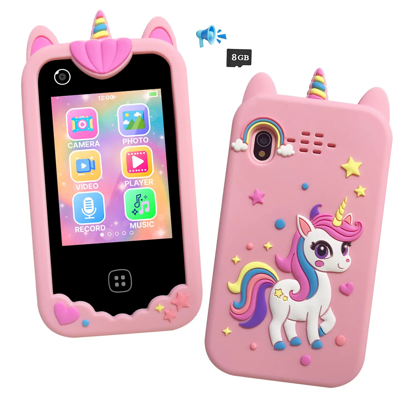 Kids' Smart Educational Multifunction Toy Phone Learning Tool - Multiple Games, Photo-Taking Function - Portable for Travel & Outdoor Play, Ideal Gift for 3-12 Years Birthdays