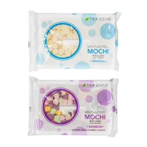 Mini Mochi Sweet Rice Cake Snack - Shaved Ice, Frozen Yogurt, Ice Cream Toppings, Dessert Mochi Daifuku  - Bag (10.6oz)
