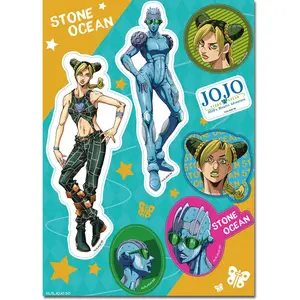 Jojo S5 Stone Ocean - Jolyne Cujoh & Stand Sticker Set 5"X7"