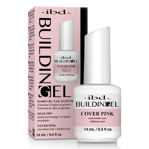 Building Gel, Hard Gel Nail Extension, Cover Pink, 0.5 oz