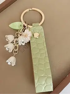 Fashionable Flower Design Charms Keychain, Cute Keychain Kawaii for Women & Girls, Trendy All-match & Exquisite Keychain for Birthday Gift