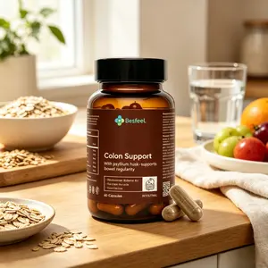 Intestinal Care Complex Capsules Probiotics + Prebiotics + Digestive Enzymes triple formula, balance gut flora, relieve bloating, constipation and indigestion from high-fat fast food.
