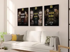 Conor McGregor vs Max Holloway UFC 329 Poster, Classic ufc fight wall art for fans decor ( Unframed-Print Only )