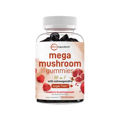 Micro Ingredients Mega Mushroom Gummies, 120 Count