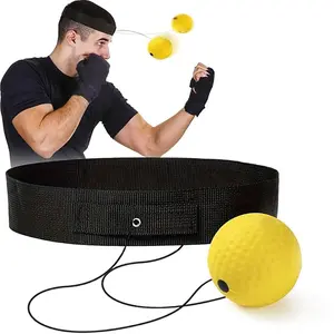 Headband Reflex Ball - Adjustable Boxing Speed Ball, Boxing Speed Trainer for Hand-Eye Coordination Training, Home Gym Fitness & Combat Sports Practice
