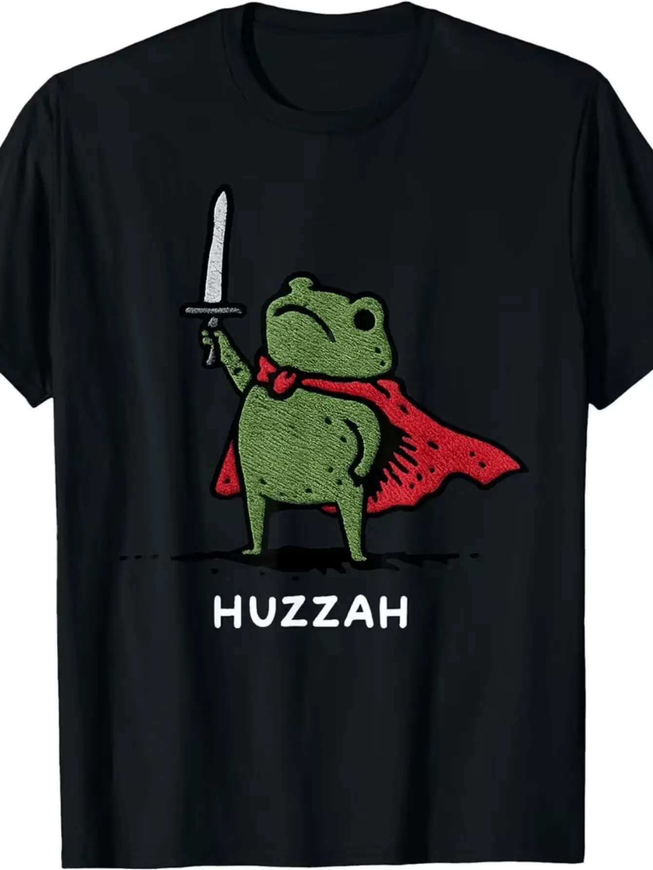 Men's "Frog Life" Graphic T-Shirt - Casual Short Sleeve Round Neck Summer Tee with Frog Print, Machine Washable & Breathable for Outdoor Activities,, Casual Attire - Fun Casual Style (FROG)