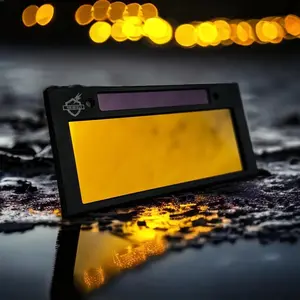 Rod Shield blue puddle gold front automatic welding lens