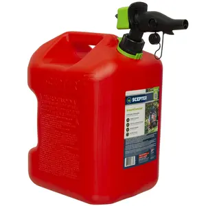 Scepter 5 Gallon Capacity Smart Control Dual Handle Gas Can, FSCG571EOC, Red Fuel Container