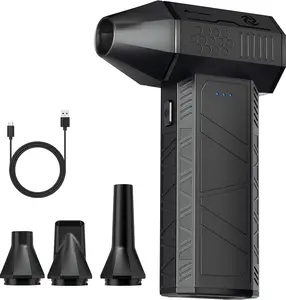 Compressed Air Duster - Electric Air Duster Super Power，3-Gear Adjustable Mini Duster Blower with Fast Charging, Cordless Air Blower for Computer, Keyboard, Car Cleaning, Houes, Outdoor