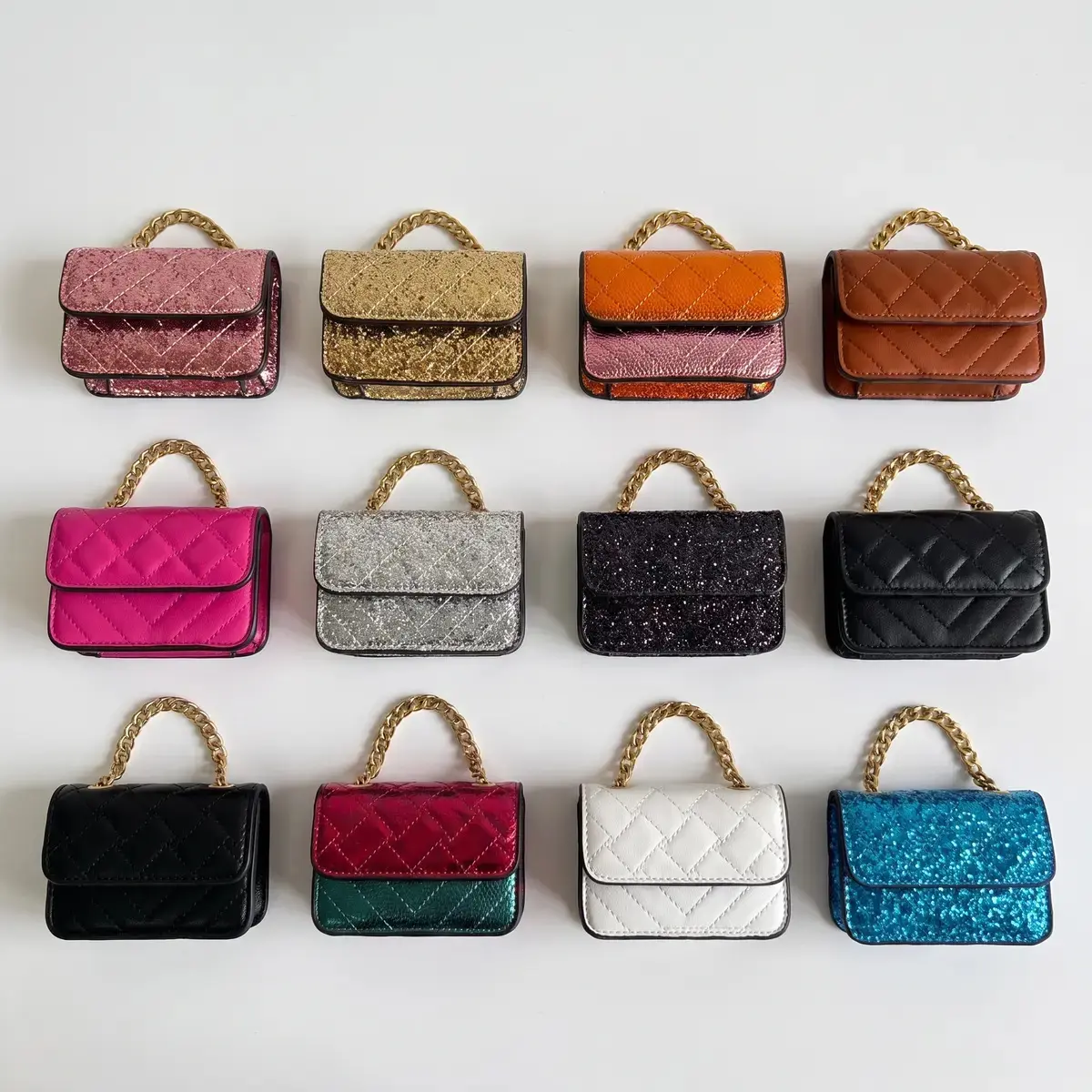 Women's Luxury Mini Chain Strap Crossbody Bag - Magnetic Flap Shoulder Purse, Casual Trendy, Fashionable Elegant, Daily Party Use, Multi-Color Festive & Party Gift, sohochic-S10
