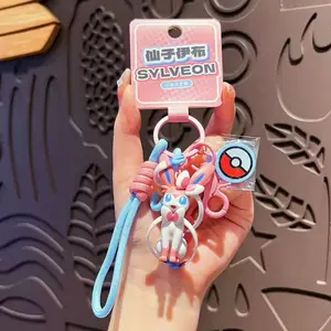 Sylveon Keychain Pokemon Figure Sylveon Keychain Pokemon Figure