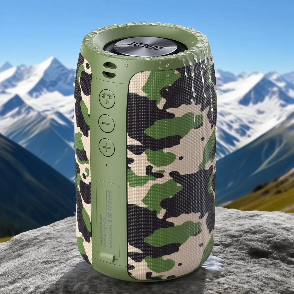ZEALOT Portable Wireless Speaker, Party Speaker, Beach Speaker, Waterproof Outdoor Bluetooth Speaker, Compact & Mini Size, loud Sound with Heavy Bass, All-Day Battery Life, Supports TF Card, USB & AUX, Ideal for Home, Outdoor Use, and a gift