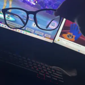 Blue Light Glasses for Computer & Gaming, Stylish Unisex Design, HD Lenses, 140mm Frame Width, Ideal for Gaming, TV, & Phone Use, Classic Fit for Eye Protection