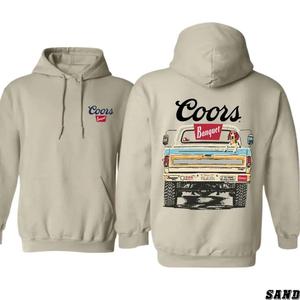 Coors Banquet Retro Truck Hoodie – Country Western Style, Cozy Unisex Fit for Beer Fans, Fall Essential tiktok freeship us