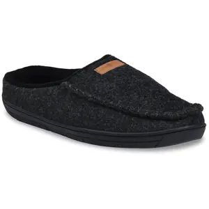 Gaahuu Mens Faux Wool Clog Slippers