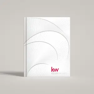 KW White Nautilus Bindable Listing Presentation - Lay Flat HARDCOVER Soft Touch (10 Pack)