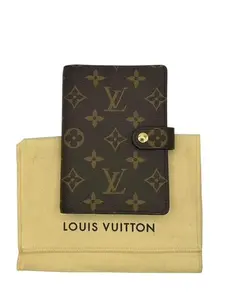 Pre-owned Louis Vuitton Canvas Agenda Monogram PM W/ Dust Bag Perfect For Daily Use