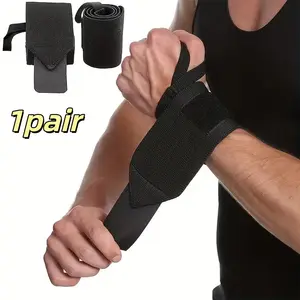 Weightlifting Wrist Guards for Strength Training, Thick Thumb Ring Wrist Support, Ideal for Powerlifting, Muscle Building, Bodybuilding