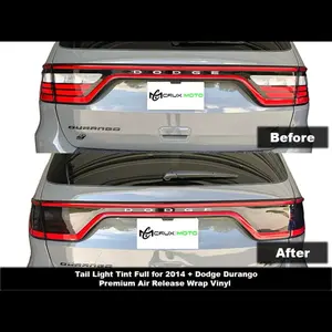 Crux Motorsports 2014 + Dodge Durango Full Tail Light Tint Overlays