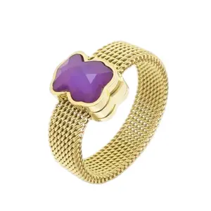Golden Purple Ring