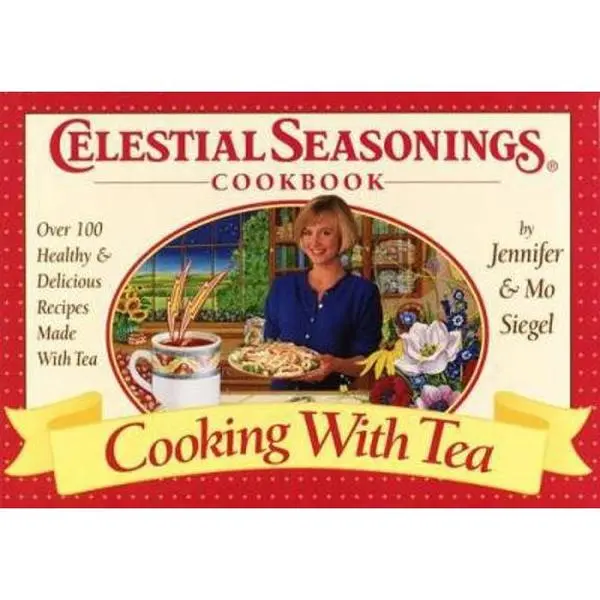 Used Hardcover Book - Cooking With Tea (Celestial Seasonings Cookbook, Random House, Inc.) - 100+ Healthy & Delicious Tea-Based Recipes by Jennifer Siegel, 1.46 lbs, English (Hardcover Books Category), Healthy Cooking