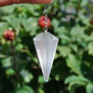 ONE Girasol Quartz Crystal Pendulum, Madagascar