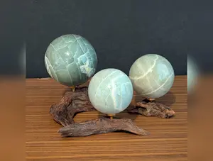 Green Moonstone / Garnierite Spheres | Stone of Intuition, Balance & Emotional Healing